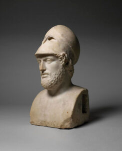 Roman Female Head Sculpture